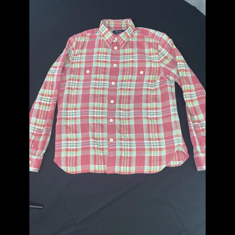 Polo Ralph Lauren Women’s Western Style Plaid Shirt Size Large